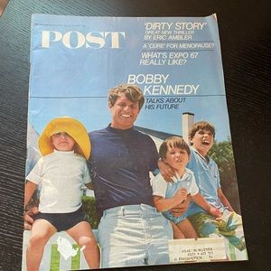 Vintage The Saturday Evening Post - August 26, 1967 Bobby Kennedy